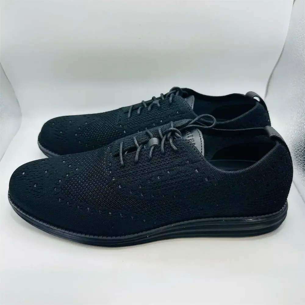 Cole Haan ØriginalGrand Stitchlite Wingtip Oxford Shoes Black Men's 11.5 M